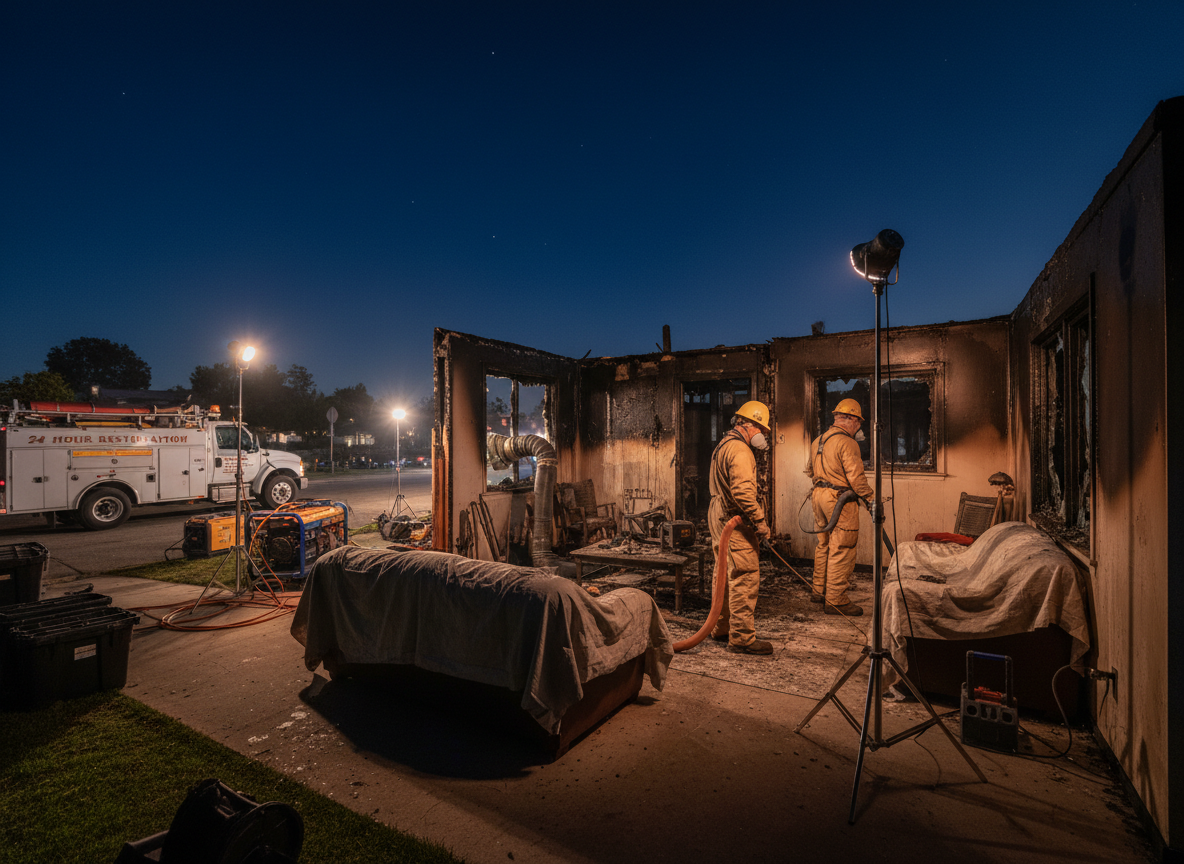 24 Hour Fire Restoration in Sherman Oaks, CA