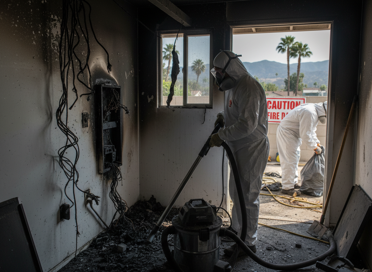 Electrical Fire Cleanup in Sherman Oaks, CA