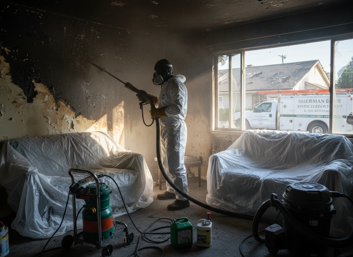 Fire and Smoke Damage Restoration in Sherman Oaks, CA