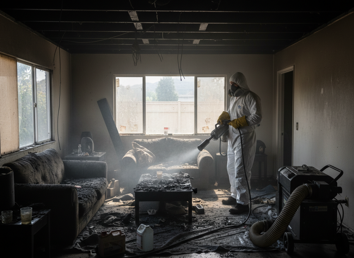 Fire Damage Restoration  in Lake Balboa